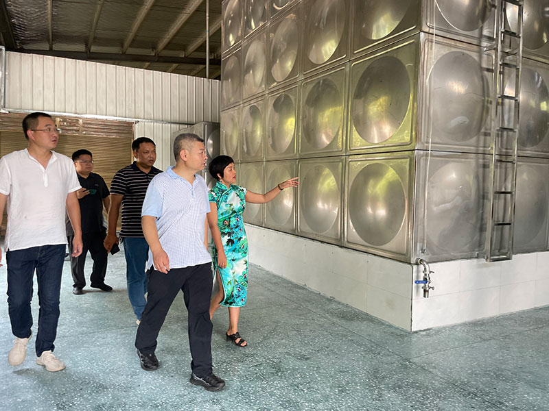 國(guó)家民委經(jīng)濟(jì)司副司長(zhǎng)黃東輝蒞臨我司視察指導(dǎo)工作 湖北山茶油廠家