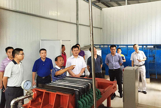 湖北省糧食局局長來我公司調(diào)研 恒貿(mào)茶油公司